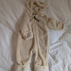 LL Bean infant high-pile fleece bunting